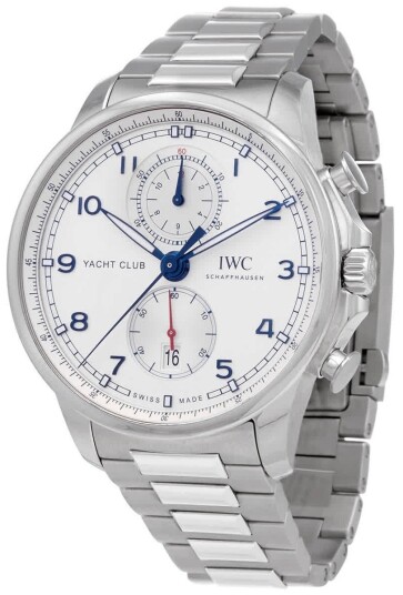 IWC Herreklokke IW390702 Portugieser Sølvfarget/Stål Ø44.6 mm