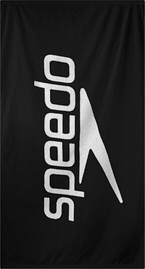 Speedo Logo Towel - Black - ONE SIZE