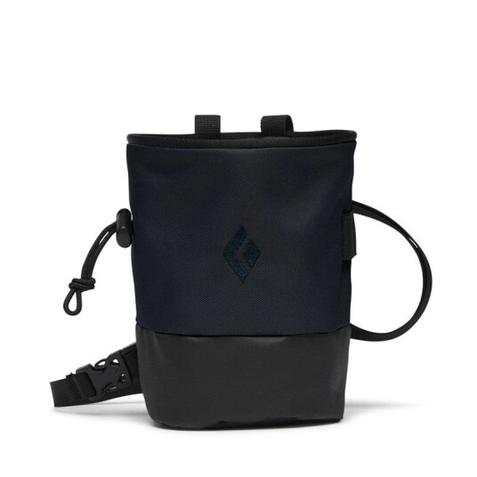 Black Diamond Mojo Zip Chalk Bag Carbon Carbon M/L