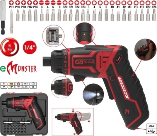 KS TOOLS 515.6500 Batteriskrutrekker