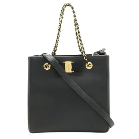 Salvatore Ferragamo Pre-owned Dame Pre-owned Svart