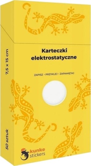 Panta Plast Elektrostatisk Kort Med Lim 50 Stk. Hvite