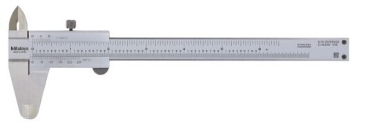 Mitutoyo Nonieskjutmått 530-105 0-6in, 0,001in, Flat Sticka