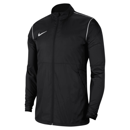 Nike Repel Park 20 Rain Jacket, treningsjakke barn S BLACK/WHITE/WHITE