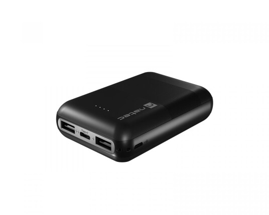 Natec Trevi Compact Powerbank 10000 mAh Svart Natec Trevi Compact Powerbank 10000 mAh Svart