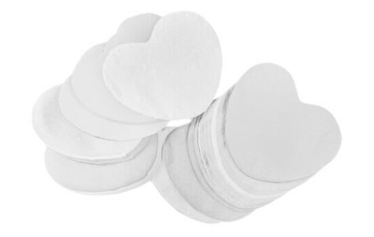 Tcm Fx Slowfall Konfetti Hjerter 55x55mm, Hvit, 1kg Tcm Fx Slowfall Konfetti Hjerter 55x55mm, Hvit, 1kg