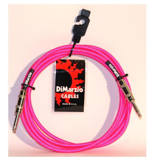 Dimarzio Ep1710sspk Instrumentkabel Braided 3 M. Neon Rosa