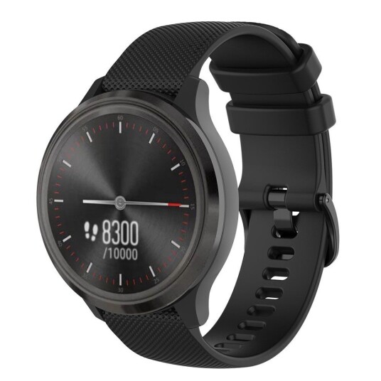 INCOVER Smartwatch Universal Silikone Rem (20mm) - Svart