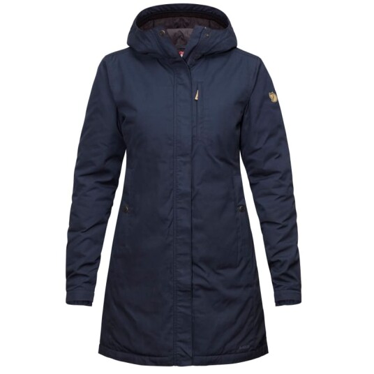 Fjellreven Women's Kiruna Padded Parka S , Dark Navy