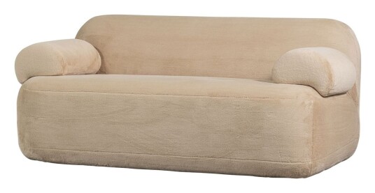 Woood Jolie 2-pers. Sofa, Beige Unoliving 1744166-01-0 1744165-01-0