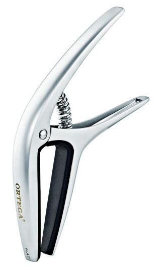 Ortega Guitars Ortega Twcapo-Cr Twincapo Flat & Curved Fretboards, Chrome