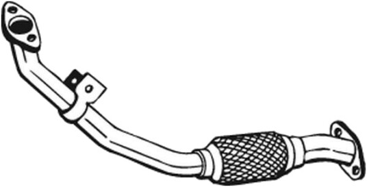 Eksosrør BOSAL 787-257 Eksosrør BOSAL 787-257