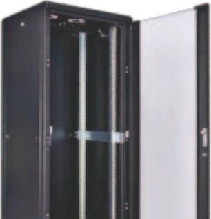 Wirewin Cab Frittstående Hylle 32U 2000 Kg 88 Kg Sort