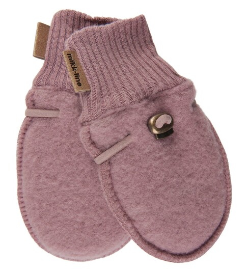 MikkLine Votter Ull, Twilight Mauve, 74-80 MikkLine Votter Ull, Twilight Mauve, 74-80