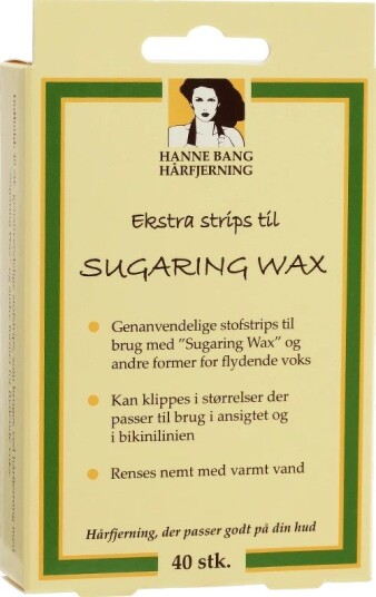 Hanne Bang Ektra Strips Til Sugaring Wax 40 pcs Hanne Bang Ektra Strips Til Sugaring Wax 40 pcs