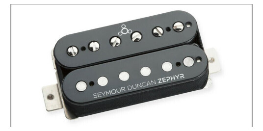 Seymour Duncan Zs-1n Zephyr Silver Humbucker Neck Black