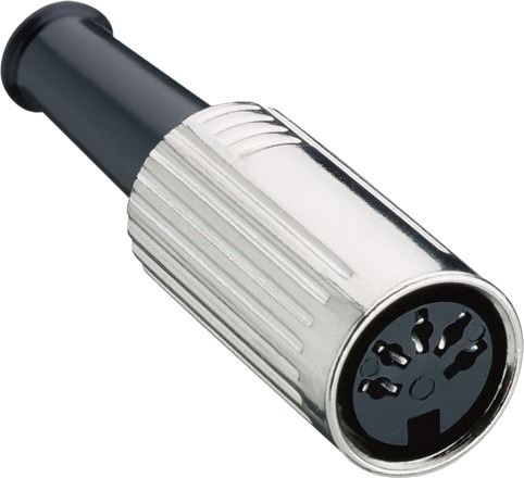 Lumberg 0121 05 Din 5 Poles Sort Nickel Zink Sølv 30 Mo 100 V