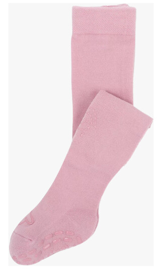 Lillelam Ullstrømpebukse Antiskli Rosa 62/68