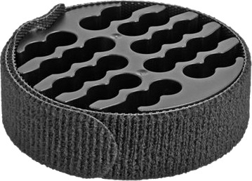 Delock Kabelordner With Hook-And-Loop For 24 CableSvart
