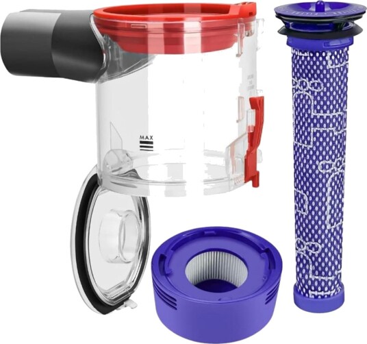 Støvoppsamler og filter for Dyson V7 V8 SV10 SV11