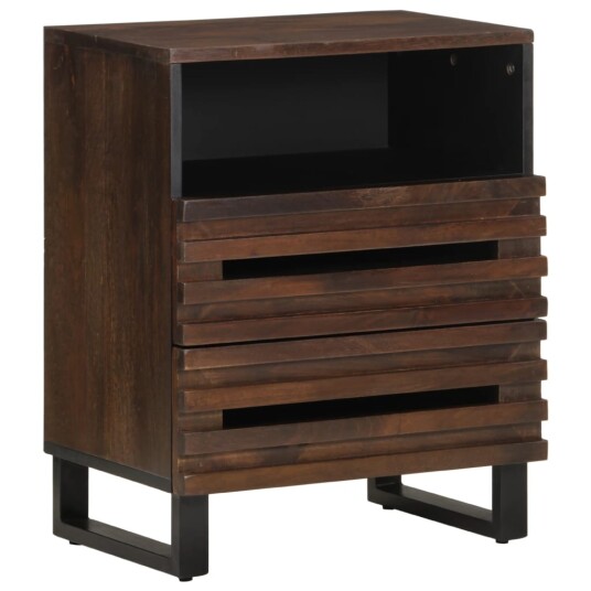 Nattbord 50x34x62 cm heltre mango 377489