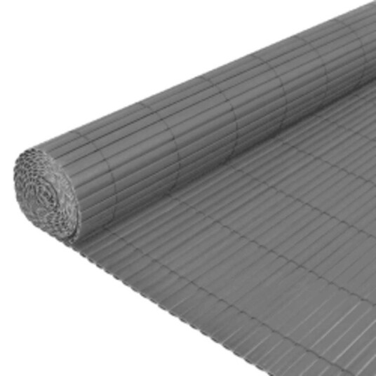 Dobbelsidet hagegjerde 110x400 cm grå Dobbelsidet hagegjerde 110x400 cm grå