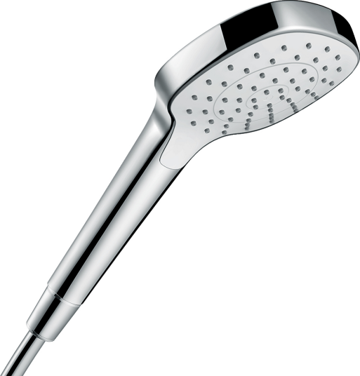 Hansgrohe Croma Select E Hånddusj 1jet, EcoSmart, Hvit/Krom