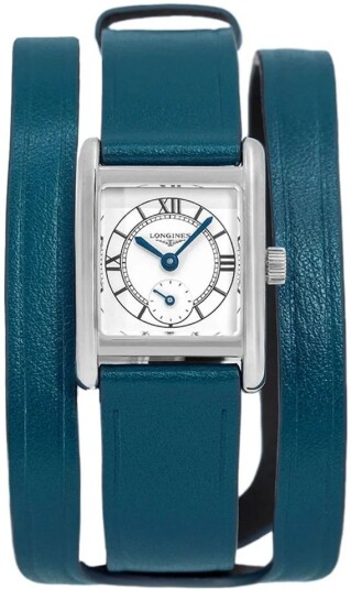 Longines Dameklokke L5.200.4.75.9 Mini Dolcevita Sølvfarget/Lær