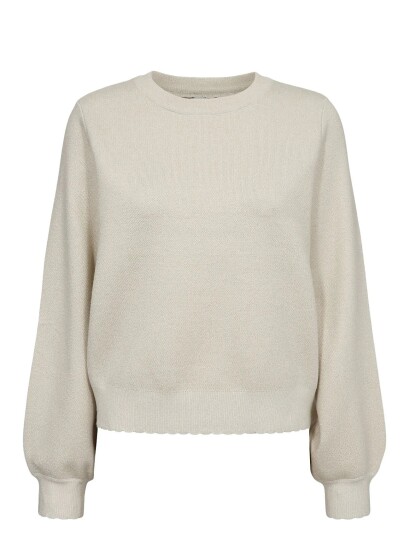 Nümph Nubir Solid Pullover   Cream   S