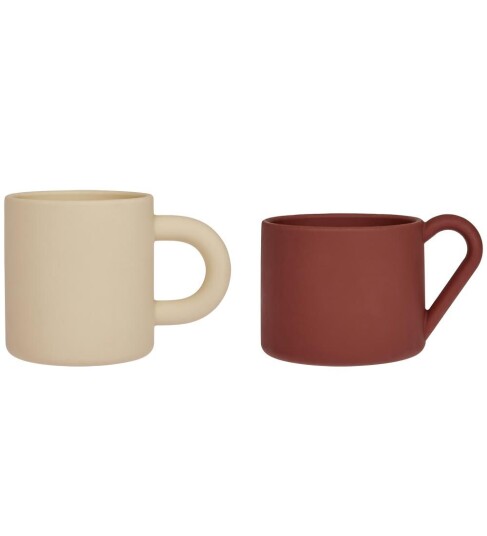 OYOY Nomu barnekopper 2 deler Vanilla-Nutmeg OYOY Nomu barnekopper 2 deler Vanilla-Nutmeg