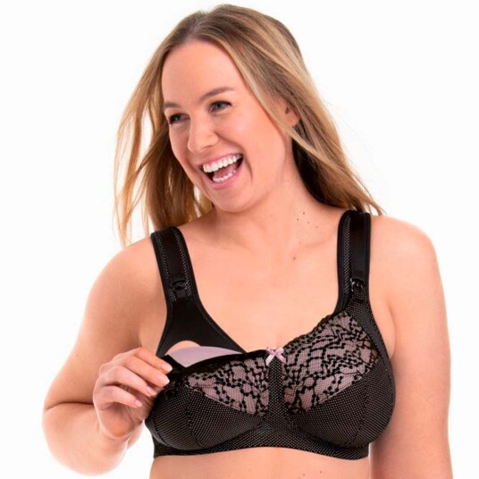 Anita BH Maternity Miss Orely Nursing Bra Svart polyamid G 90 Dame