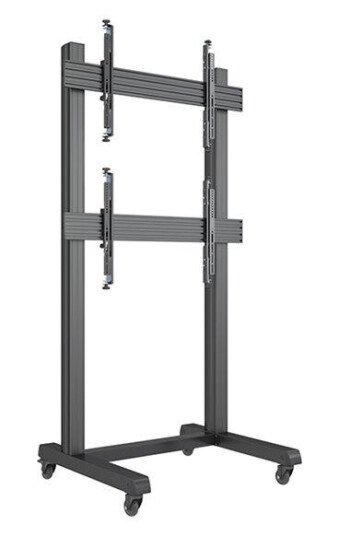 Multibrackets M Pro Series vogn - for 1x2 videovegg - svart Multibrackets M Pro Series vogn - for 1x2 videovegg - svart
