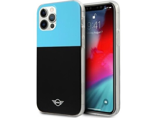 Mini Morris Mini Mini Mihcp12mpcucblb Iphone 12/12 Pro 6,1" Blå/Blå Hardt Deksel Fargeblokk