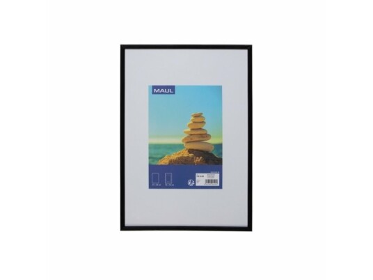 Maul 1935490 Enkel Bilderamme Mdf Plast Polykarbonat Pc Sort Bord 21 X 30 Cm Rektangulær