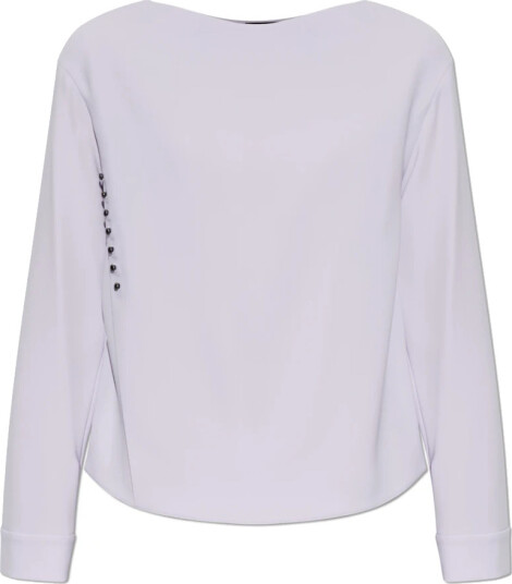 Emporio Armani Dame Topper Lilla M,