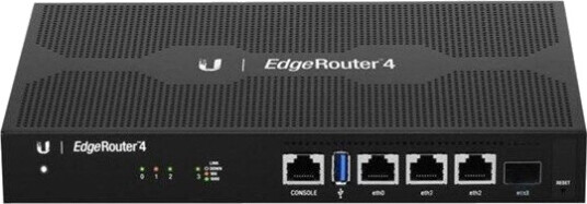 Ubiquiti EdgeRouter ER-4 Router med 1Gbe LAN og VPN-støtte Ubiquiti EdgeRouter ER-4 Router med 1Gbe LAN og VPN-støtte