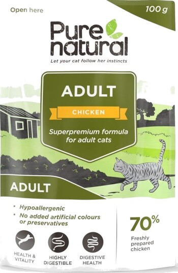 Purenatural Cat Adult Chicken 100 G