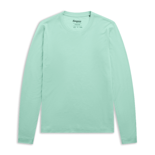 Bergans Merino Long Sleeve Women Mint Crush XL