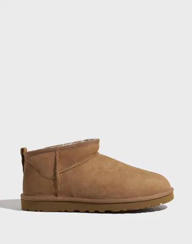 Ugg M Classic Ultra Mini Vintersko Beige Ugg M Classic Ultra Mini Vintersko Beige