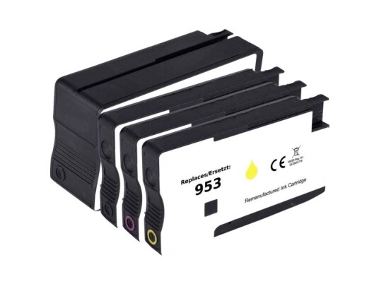 Renkforce Blæk Erstatter Hp 953 6Zc69ae Ls058ae F6u12ae F6u13ae F6u14ae Kompatibel Kombi-Pakke Sort Cyan Magenta Gul Rf-5718854