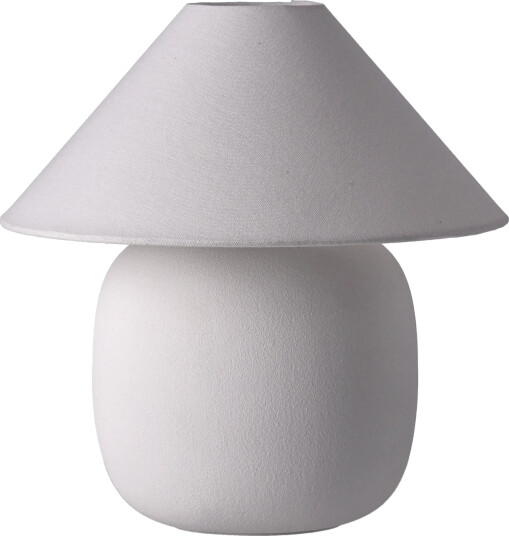 Scandi Living Boulder bordlampe 29 cm white white