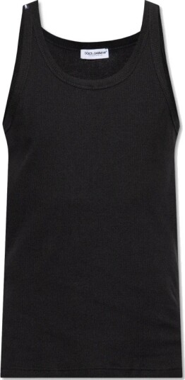 Dolce & Gabbana, Herre, Topper, Svart, M,