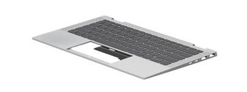 HP SPS-TOP COVER W/KB BL PVCY