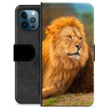 iPhone 12 Pro Premium Lommebok-deksel Løve