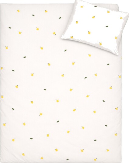 BrandMac Bed Linen "By Mats" Lemons 100X140X45 Cm Cream 100X14040X45CM