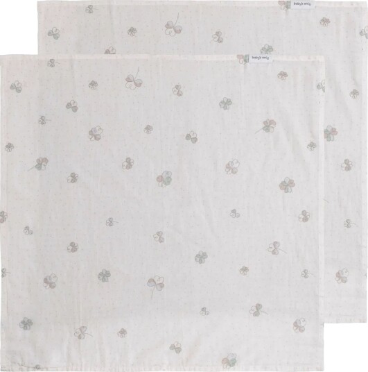 Baby's Only 65x65 Musselinteppe 2-Pakk Tender Clover Baby's Only 65x65 Musselinteppe 2-Pakk Tender Clover