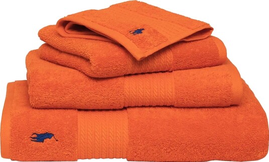Ralph Lauren Home Player Bath Sheet   Orange   90X170CM