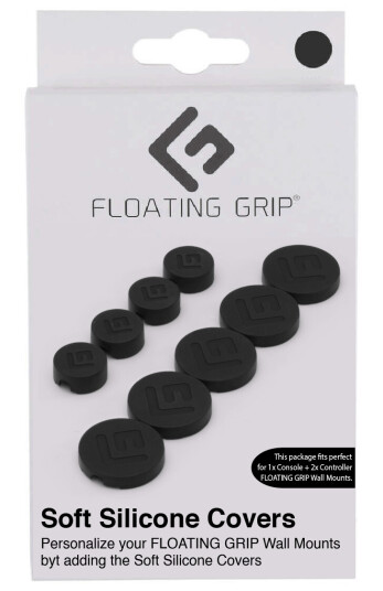 Floating Grip veggmonteringsdeksel svart - Faceplate for TV og PC-skjermer