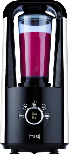 Trebs 99349 Vakuumblender (Comfortjuicer) - 1,5L, 800W, 5 programmer - Svart/Hvit