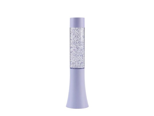 iTotal Glitter Flare Lavalampe 33,5 cm Pastell lilla